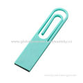 Promotional Paper Clip USB Drive, USB2.0 Interface, Compatible with USB1.1New